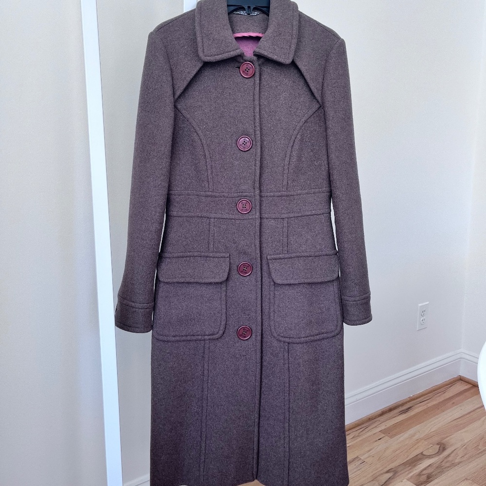 LIU JO single-breasted wool coat size 6